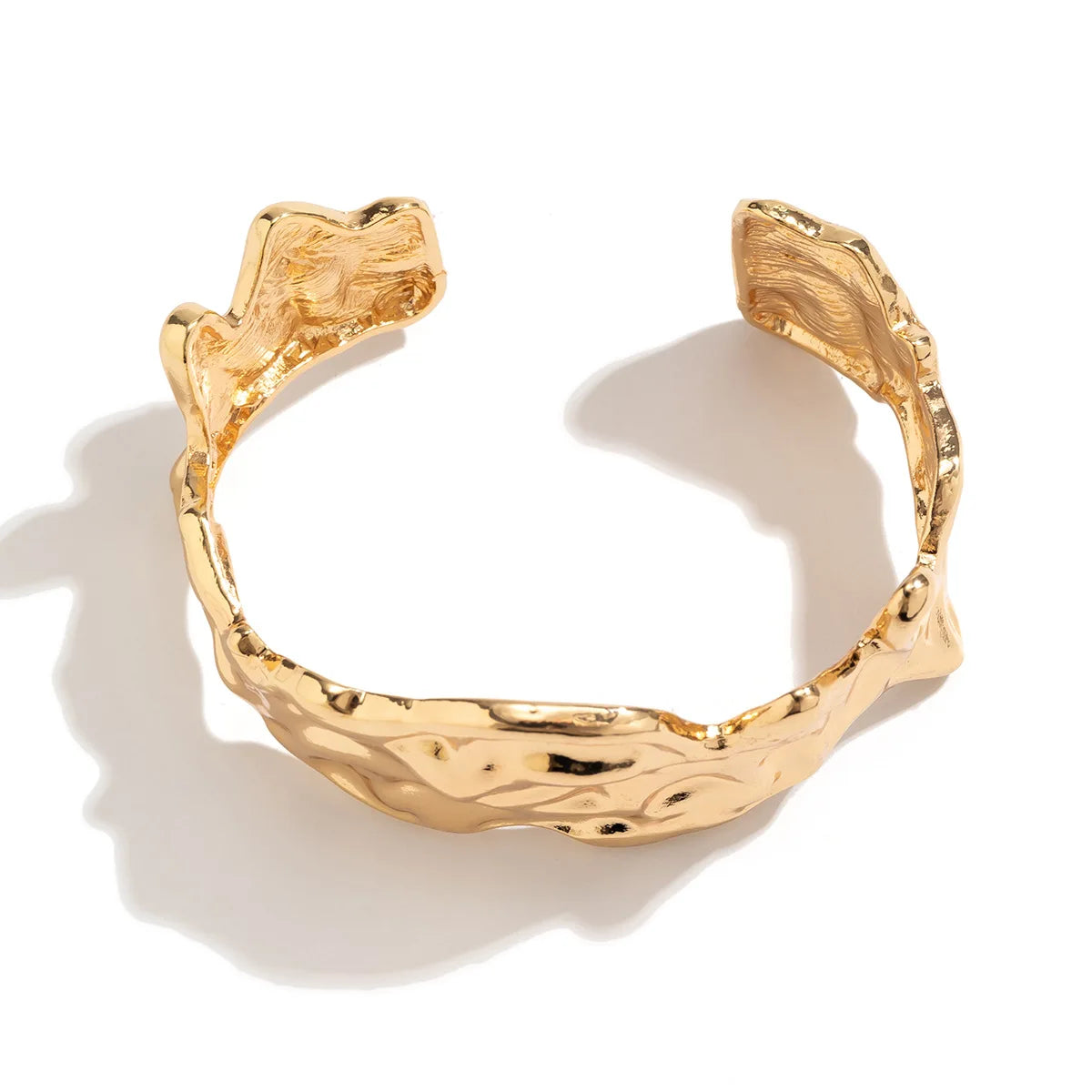 Bracelet manchette or