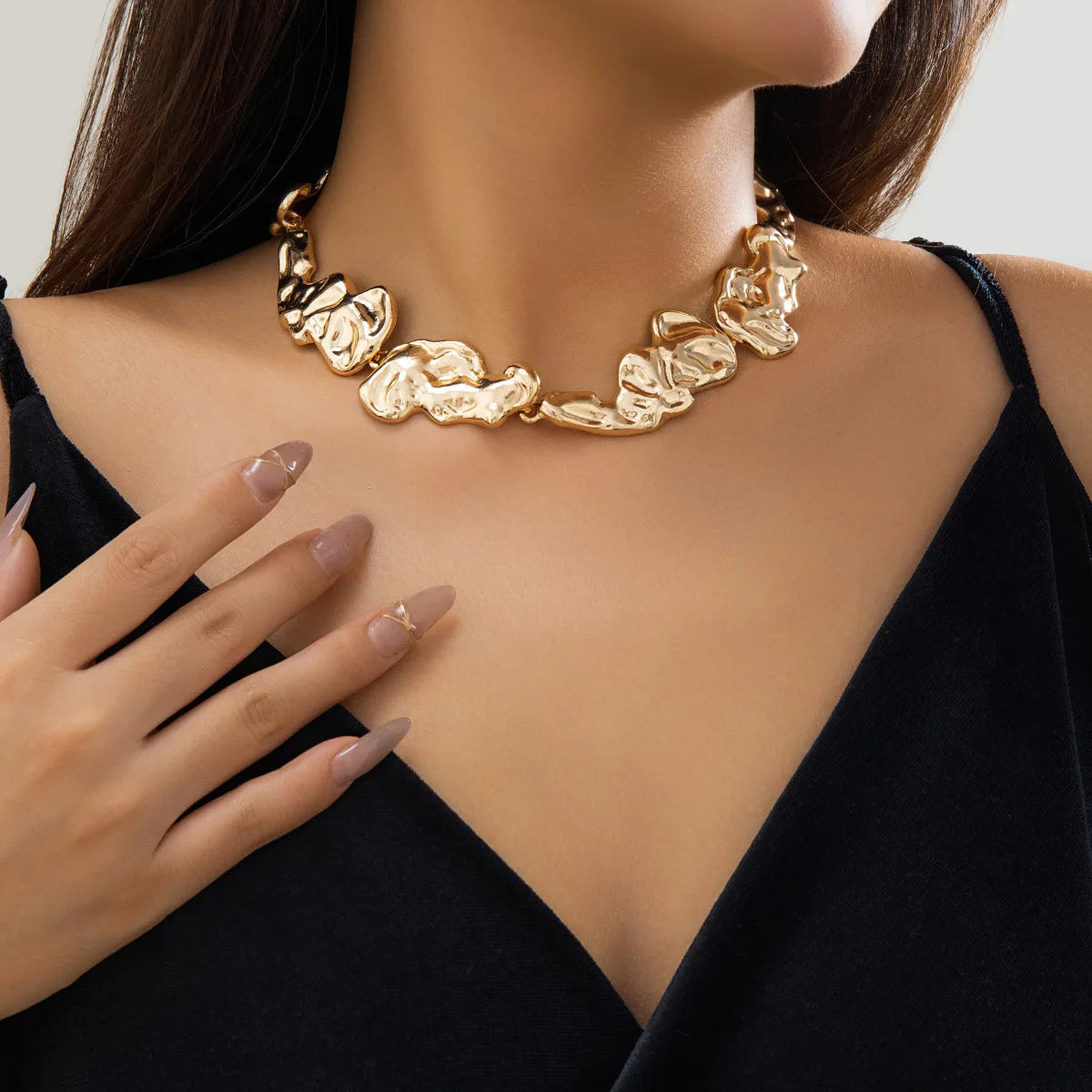 Collier bohème or